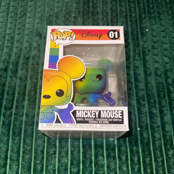 Disney Other - Disney Pop! Rainbow Mickey Mouse Vinyl Figure